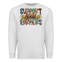 Oatmeal Heather support local farmers Premium Sweatshirt - RacoonDesign