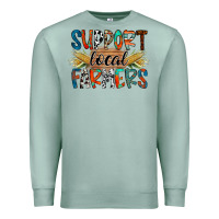 Seafoam support local farmers Premium Sweatshirt - RacoonDesign