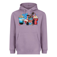 Lavender usa coffee cups Heavyweight Hoodie - Zillion Design Studio