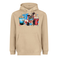 Mushroom usa coffee cups Heavyweight Hoodie - Zillion Design Studio