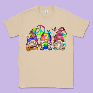 Hippie Gnomes Classic Tee Designed By Zillion Design Studio