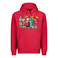 Cardinal p.e. teacher coffee cups Premium Hoodie - NancyCooperArtShop