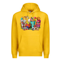 Lemon p.e. teacher coffee cups Premium Hoodie - NancyCooperArtShop