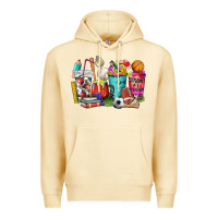 Pina Colada p.e. teacher coffee cups Premium Hoodie - NancyCooperArtShop