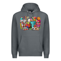 Rock p.e. teacher coffee cups Premium Hoodie - NancyCooperArtShop