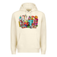 Sandshell p.e. teacher coffee cups Premium Hoodie - NancyCooperArtShop
