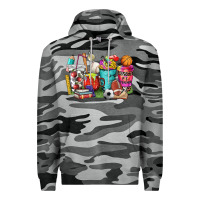 Slate Camo p.e. teacher coffee cups Premium Hoodie - NancyCooperArtShop