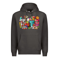 Smoke p.e. teacher coffee cups Premium Hoodie - NancyCooperArtShop