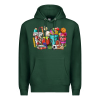 Sports Green p.e. teacher coffee cups Premium Hoodie - NancyCooperArtShop