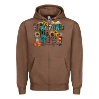 Chestnut teaching my tribe Zipper Hoodie - Zillion Design Studio