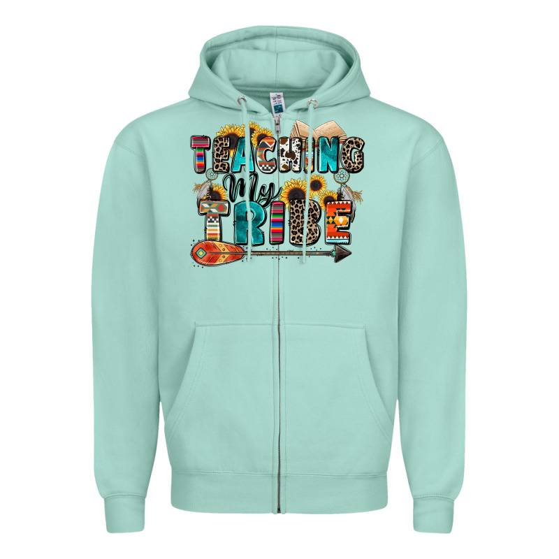 Teaching My Tribe Zipper Hoodie by Zillion Design Studio | Teevron