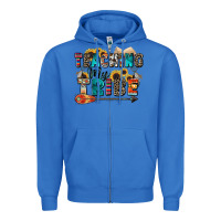 True Royal teaching my tribe Zipper Hoodie - Zillion Design Studio