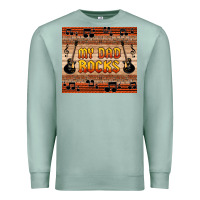 Seafoam my dad rocks Premium Sweatshirt - HRA Design Shop