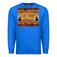 True Royal my dad rocks Premium Sweatshirt - HRA Design Shop