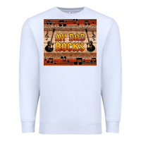 White my dad rocks Premium Sweatshirt - HRA Design Shop