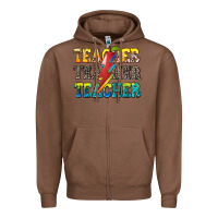 Chestnut teacher teacher Zipper Hoodie - Zillion Design Studio