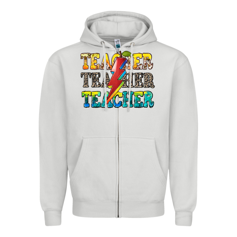 Teacher Teacher Zipper Hoodie by Zillion Design Studio | Teevron