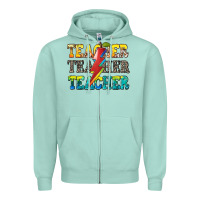 Seafoam teacher teacher Zipper Hoodie - Zillion Design Studio
