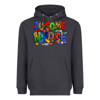 Smoke ausome autism nurse Heavyweight Hoodie - Zillion Design Studio