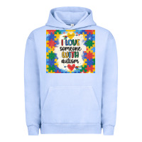 Pigment Grape Ice ı love someone with autism Urban Hoodie - MaliasSmallBusiness