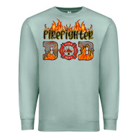 Seafoam firefighter dad Premium Sweatshirt - HRA Design Shop