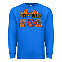 True Royal firefighter dad Premium Sweatshirt - HRA Design Shop