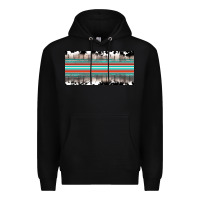 Black western cowhide serape sunflower mama license plate Premium Hoodie - BarkalooDesign