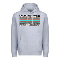 Heather Grey western cowhide serape sunflower mama license plate Premium Hoodie - BarkalooDesign