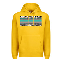 Lemon western cowhide serape sunflower mama license plate Premium Hoodie - BarkalooDesign