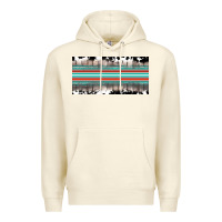 Sandshell western cowhide serape sunflower mama license plate Premium Hoodie - BarkalooDesign