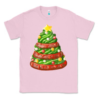 Bubblegum Pink green chocolate christmas cookie cake Classic Tee - FaDigitalArtStudio