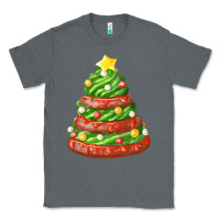 Charcoal Heather green chocolate christmas cookie cake Classic Tee - FaDigitalArtStudio