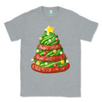 Heather Grey green chocolate christmas cookie cake Classic Tee - FaDigitalArtStudio