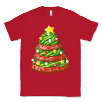 Red green chocolate christmas cookie cake Classic Tee - FaDigitalArtStudio