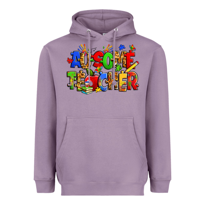 Ausome Autism Teacher Heavyweight Hoodie by Zillion Design Studio | Teevron