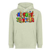Matcha ausome autism teacher Heavyweight Hoodie - Zillion Design Studio