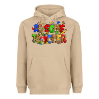 Mushroom ausome autism teacher Heavyweight Hoodie - Zillion Design Studio