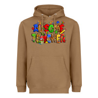Toasted Coconut ausome autism teacher Heavyweight Hoodie - Zillion Design Studio