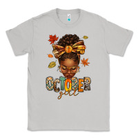 Moon Dust october girl afro woman fall Classic Tee - texasbilliewilder