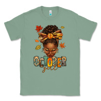 Sage october girl afro woman fall Classic Tee - texasbilliewilder