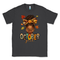 Smoke october girl afro woman fall Classic Tee - texasbilliewilder