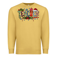 Antique Gold teacher christmas Premium Sweatshirt - RacoonDesign