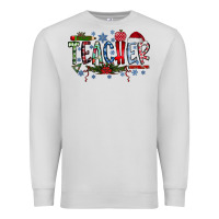 Dove Grey teacher christmas Premium Sweatshirt - RacoonDesign