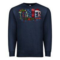 Navy teacher christmas Premium Sweatshirt - RacoonDesign