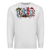 Oatmeal Heather teacher christmas Premium Sweatshirt - RacoonDesign