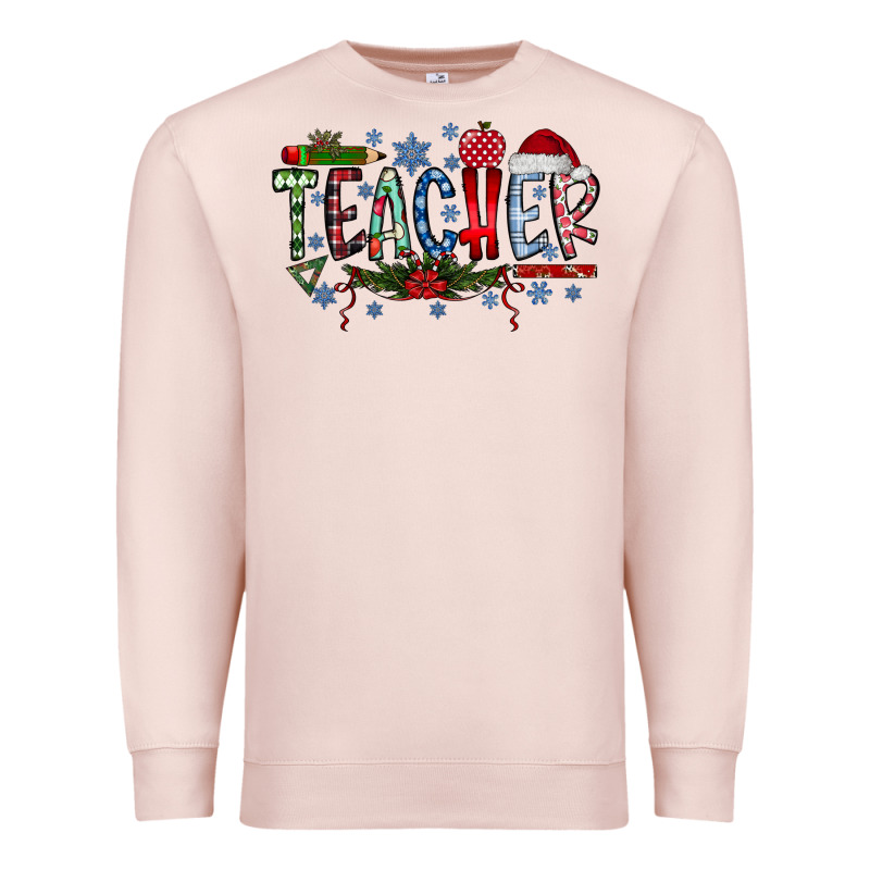 Teacher Christmas Premium Sweatshirt by RacoonDesign | Teevron