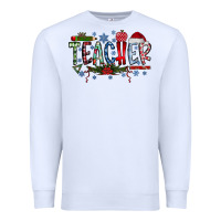 White teacher christmas Premium Sweatshirt - RacoonDesign