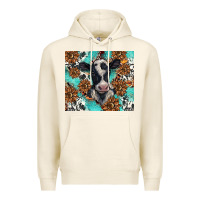 Tofu western black and white cow Premium Hoodie - BarkalooDesign