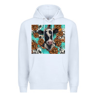 White western black and white cow Premium Hoodie - BarkalooDesign