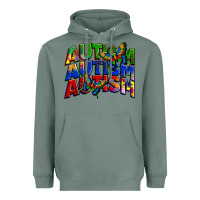 Sage autism autism autism Heavyweight Hoodie - Zillion Design Studio